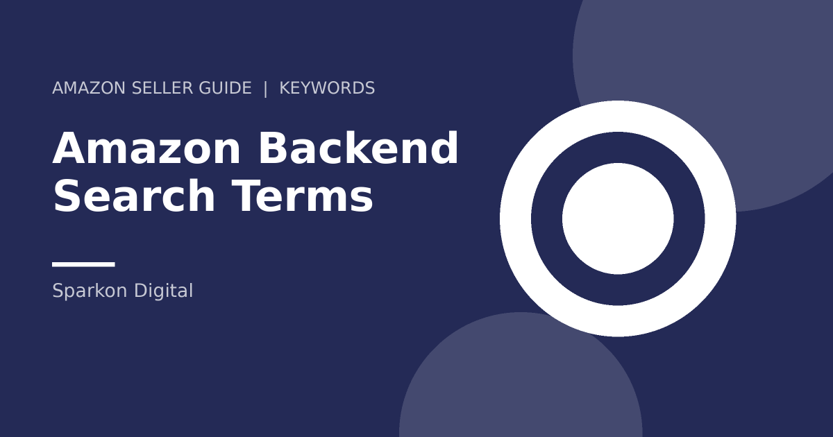 Amazon backend search terms - target illustration