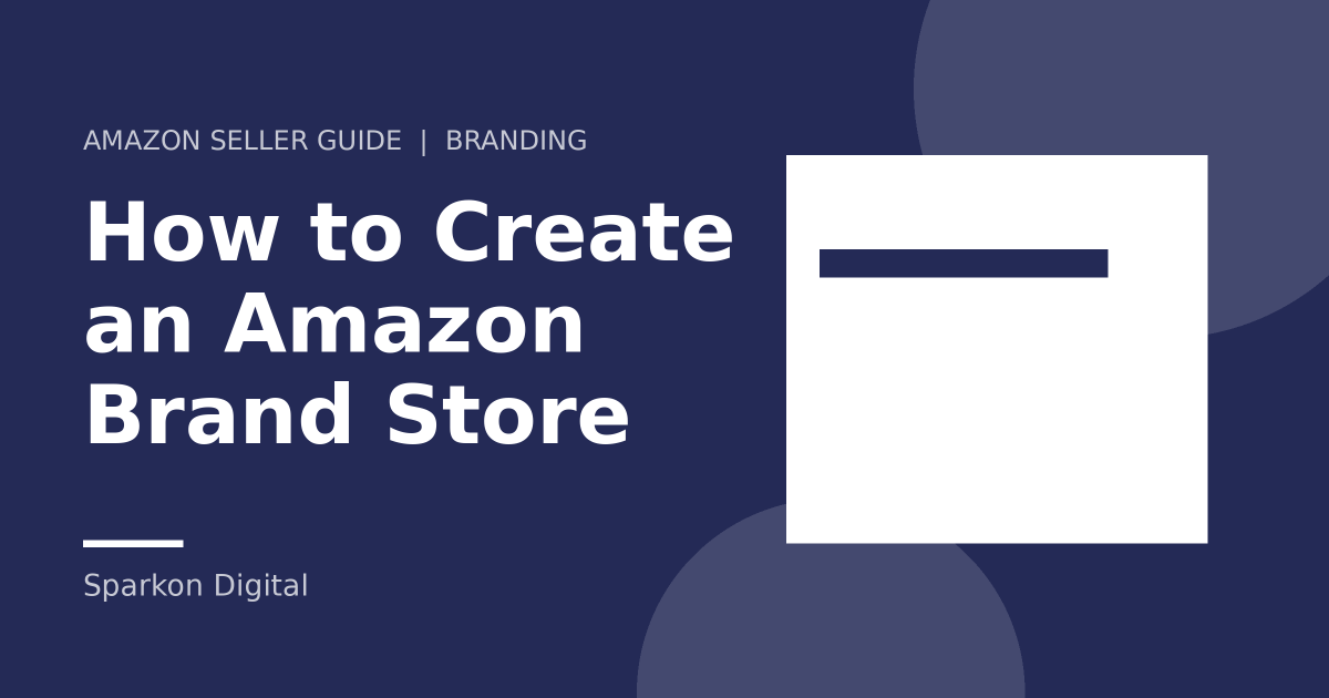 Amazon Brand Store - storefront layout illustration
