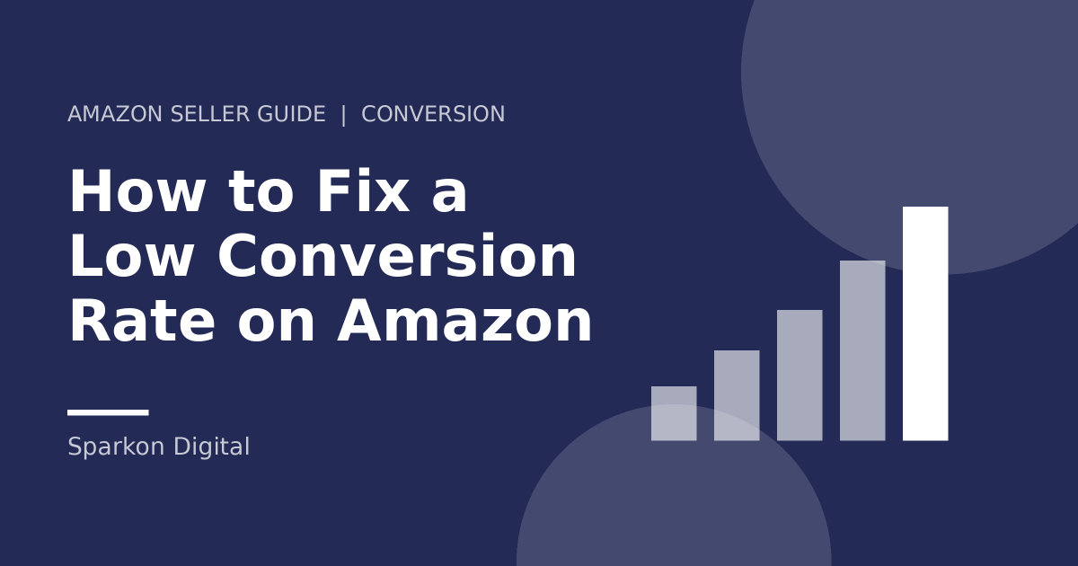 Amazon conversion rate - growth chart illustration