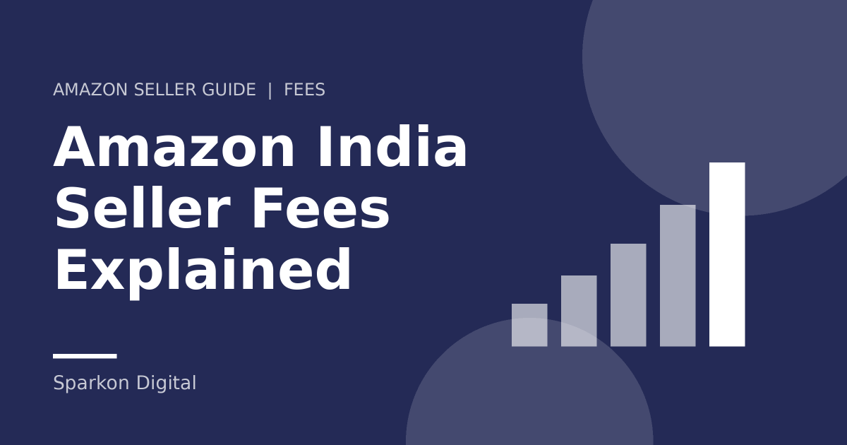 Amazon India seller fees - cost breakdown illustration