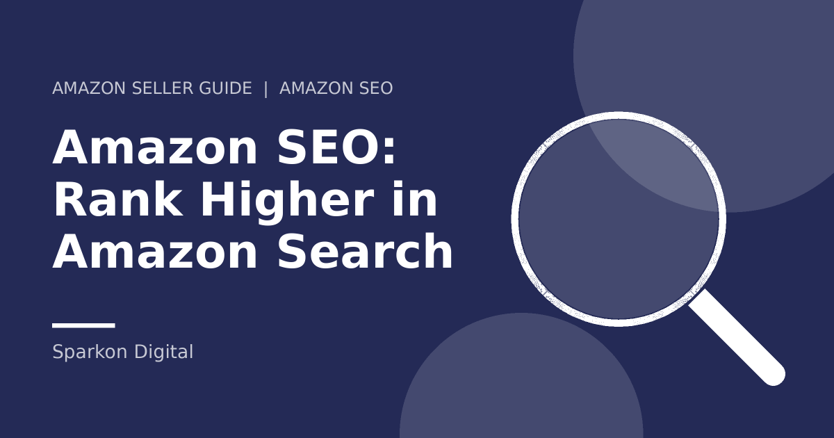 Amazon SEO - magnifying glass illustration