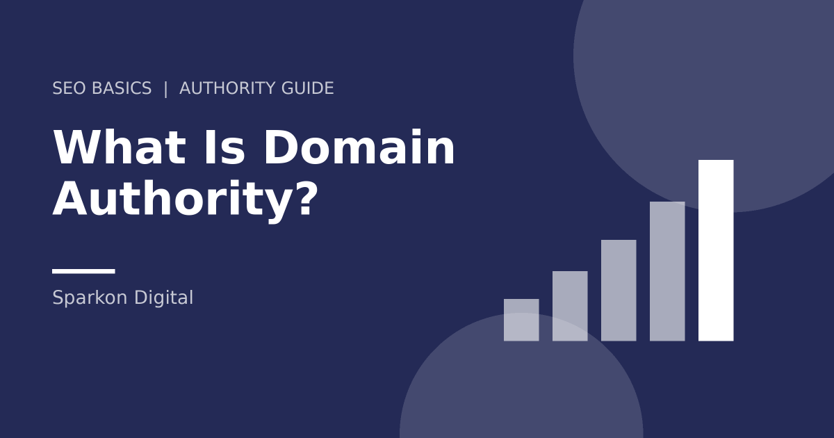 What is domain authority - bar chart illustration