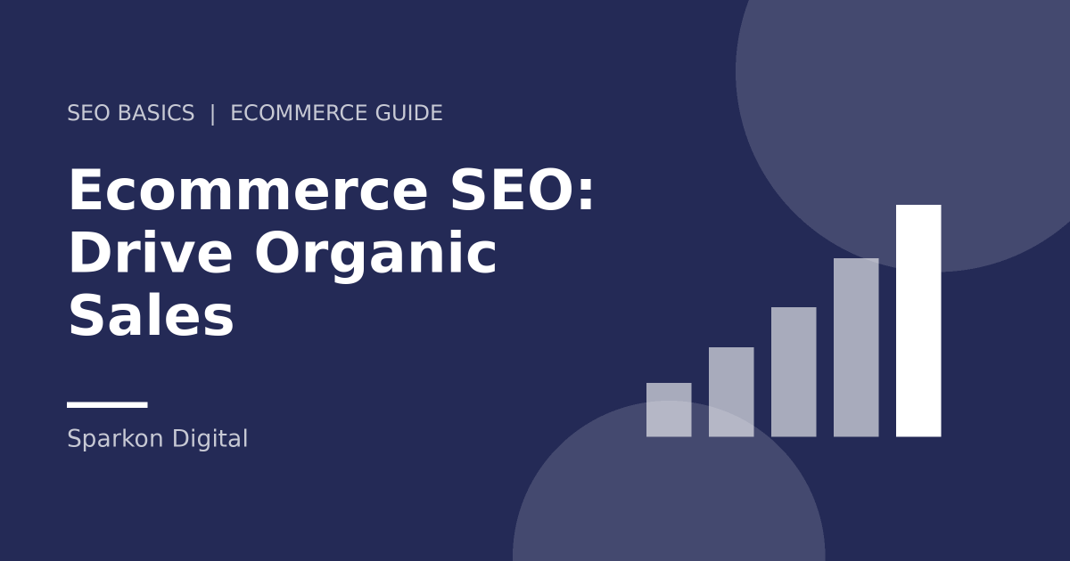 Ecommerce SEO - growth chart illustration