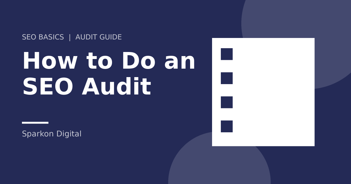 How to do an SEO audit - checklist illustration