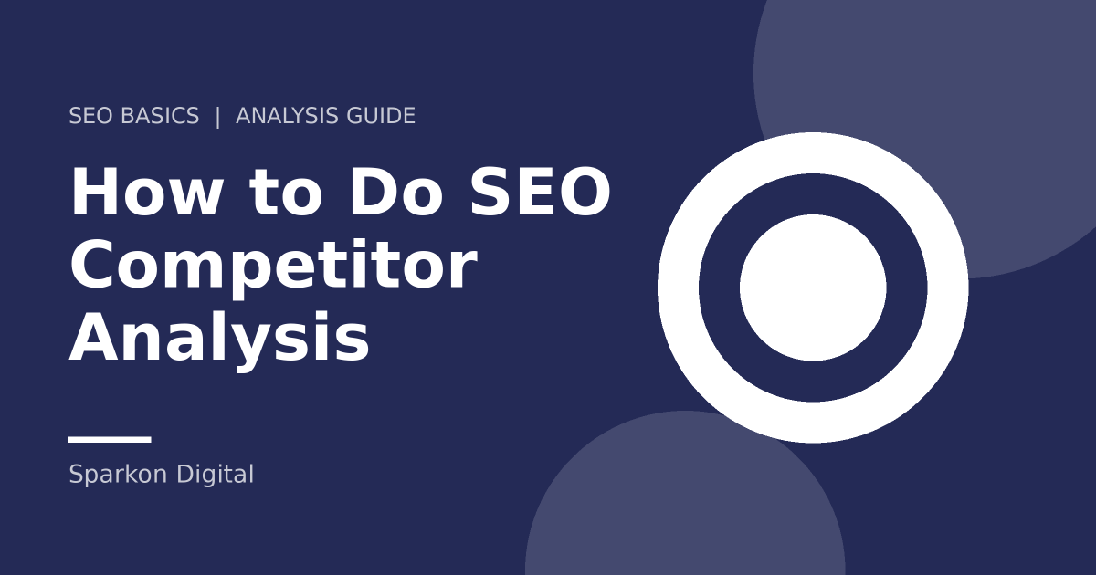 SEO competitor analysis - target illustration